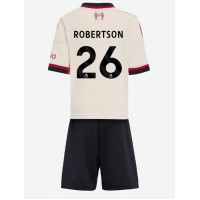 Dětský fotbalový dres Liverpool Andrew Robertson #26 2025-26 Venkovní Krátký Rukáv (+ trenýrky)